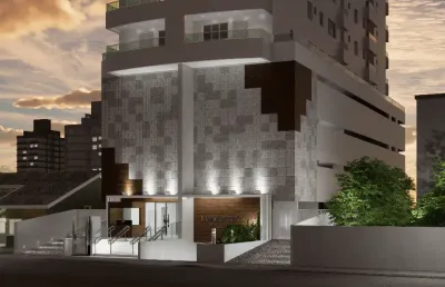 Maxíme park residence, 1 e 2 dormitórios, na ponta da praia, em santos