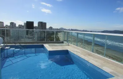 Residencial l´orizzonte, em frente à praia, em santos