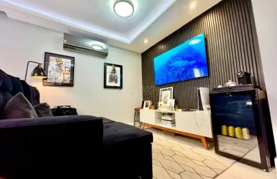 Cobertura linear para venda com 3 quartos, 154m², 2 vagas em jacarepaguá