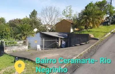 Casa com 1 quarto à venda na rua padre celso michels, 239, ceramarte, rio negrinho por r$ 190.000