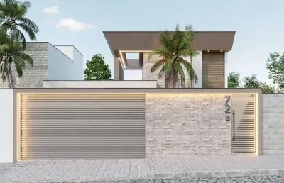 Casa moderna de alto padrao na construcao no bairro bom pastor em divinopolis mg