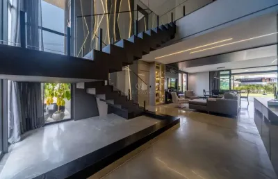 Casa em condomínio fechado com 6 quartos à venda na estrada das três meninas, --, vila nova, porto alegre por r$ 4.800.000