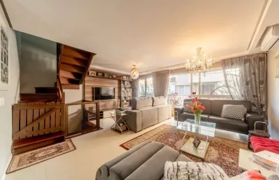 Casa em condomínio fechado com 3 quartos à venda na avenida coronel marcos, --, pedra redonda, porto alegre por r$ 870.000