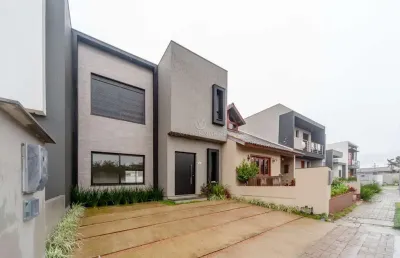 Casa em condomínio fechado com 3 quartos à venda na rua jean vardaramatos, --, hípica, porto alegre por r$ 810.000