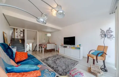 Casa em condomínio fechado com 3 quartos à venda na rua padre joão batista reus, --, camaquã, porto alegre por r$ 550.000