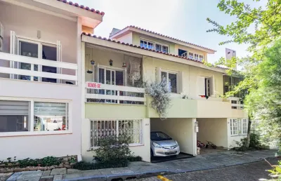 Casa em condomínio fechado com 3 quartos à venda na rua padre joão batista reus, --, tristeza, porto alegre por r$ 929.000