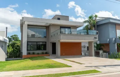 Casa em condomínio fechado com 4 quartos à venda na estrada das três meninas, --, vila nova, porto alegre por r$ 2.795.000