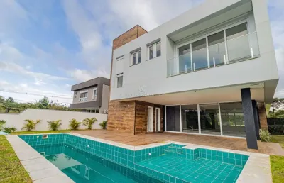 Casa em condomínio fechado com 4 quartos à venda na estrada das três meninas, --, vila nova, porto alegre por r$ 2.950.000