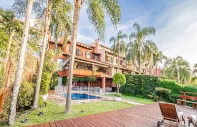 Casa em condomínio fechado com 4 quartos à venda na rua doutora aurora nunes wagner, --, santa tereza, porto alegre por r$ 4.900.000