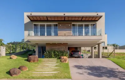 Casa em condomínio fechado com 3 quartos à venda na estrada das três meninas, --, vila nova, porto alegre por r$ 1.950.000