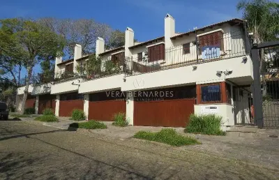 Casa em condomínio fechado com 3 quartos à venda na rua bororó, --, vila assunção, porto alegre por r$ 1.390.000