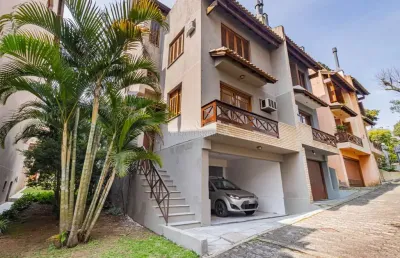 Casa em condomínio fechado com 3 quartos à venda na rua landel de moura, --, tristeza, porto alegre por r$ 899.000