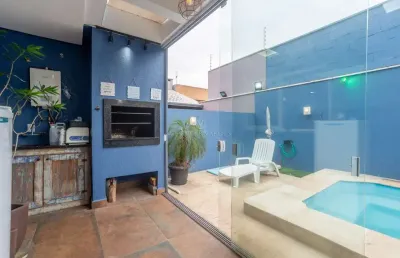 Casa em condomínio fechado com 3 quartos à venda na rua guatambu, --, hípica, porto alegre por r$ 780.000