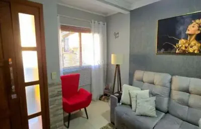 Casa em condomínio fechado com 2 quartos à venda na avenida edgar pires de castro, --, campo novo, porto alegre por r$ 349.900