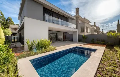 Casa em condomínio fechado com 3 quartos à venda na estrada das três meninas, --, vila nova, porto alegre por r$ 2.950.000