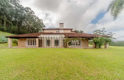 Casa em condomínio fechado com 5 quartos à venda na estrada das três meninas, --, vila nova, porto alegre por r$ 5.200.000