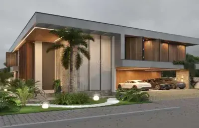 Casa em condomínio fechado com 5 quartos à venda na avenida governador celso ramos, --, jardim dourado, porto belo por r$ 12.500.000