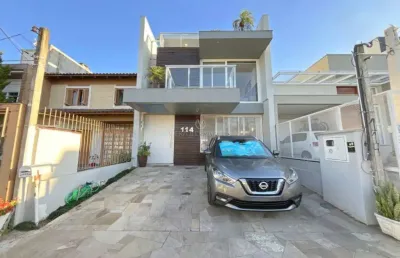 Casa em condomínio fechado com 3 quartos à venda na rua aldo sani, --, hípica, porto alegre por r$ 890.000