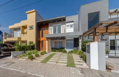 Casa em condomínio fechado com 3 quartos à venda na rua carlos maximiliano fayet, --, hípica, porto alegre por r$ 849.000