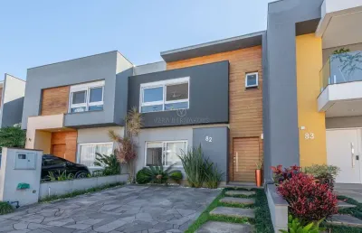 Casa em condomínio fechado com 3 quartos à venda na rua eroni soares machado, --, hípica, porto alegre por r$ 850.000