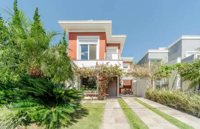 Casa em condomínio fechado com 4 quartos à venda na avenida juca batista, --, belém novo, porto alegre por r$ 1.750.000