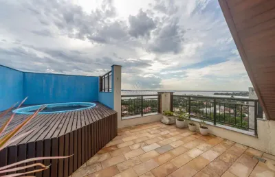 Cobertura com 3 quartos à venda na rua doutor mário totta, --, tristeza, porto alegre por r$ 2.590.000
