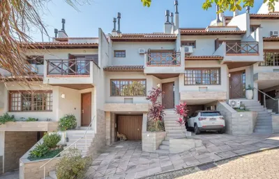 Casa em condomínio fechado com 4 quartos à venda na rua landel de moura, --, tristeza, porto alegre por r$ 1.000.000