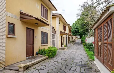 Casa em condomínio fechado com 3 quartos à venda na rua doutor barcelos, --, tristeza, porto alegre por r$ 600.000