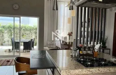 Condomínio terra magna - casa com 03 dormitórios, piscina e escritório no condomínio terra magna indaiatuba/sp