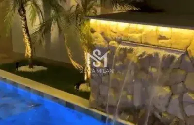 Condomínio evidências residencial indaiatuba - casa de  condomínio em indaiatuba com 03 suítes, escritório e piscina