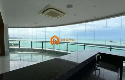 Apartamento com 4 quartos à venda na avenida beira mar, 4400, meireles, fortaleza por r$ 6.900.000