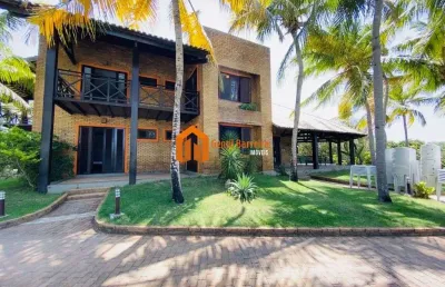 Casa em condomínio fechado com 5 quartos à venda na ce-452, --, prainha, aquiraz por r$ 7.500.000