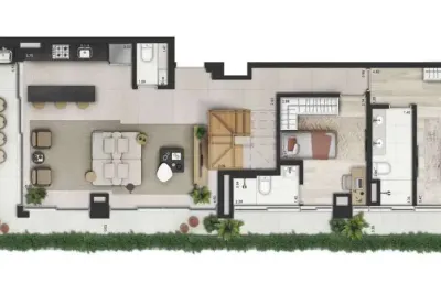 Cobertura duplex - invert campo belo, 217m2! 3 dorms, 3 suites, 3 vagas