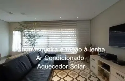 Lindo sobrado de 359m2 no anália franco com churrasqueira