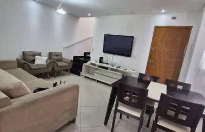 Casa de condomínio em jardim santo antônio  -  santo andré