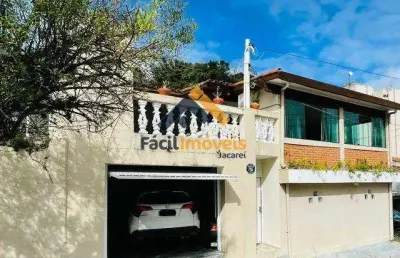 Casa para venda em jacareí, centro, 4 dormitórios, 1 suíte, 2 banheiros, 2 vagas