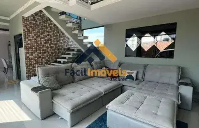 Casa para venda em jacareí, jardim alvorada, 2 dormitórios, 2 suítes, 4 banheiros, 4 vagas