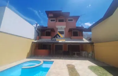 Casa para venda em jacareí, loteamento villa branca, 3 dormitórios, 1 suíte, 4 banheiros, 3 vagas