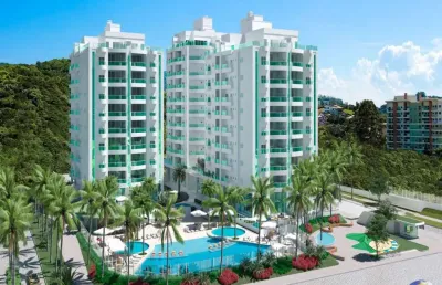Em construção | magnífico empreendimento | apartamento 3 suítes, 3 vagas de garagem na praia brava em itajaí/sc - imobiliária áfrica