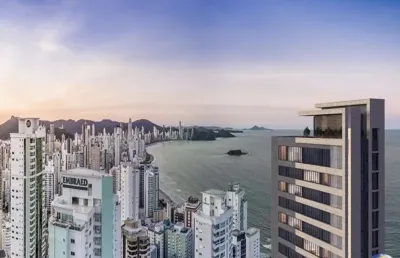 Em construção | excelente apartamento 4 suítes, 3 vagas de garagem no centro em balneário camboriú/sc - imobiliária áfrica