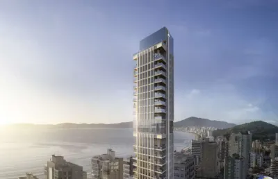 Em construção | excelente apartamento 4 suítes sendo 1 master, 3 vagas de garagem no centro em itapema/sc - imobiliária áfrica