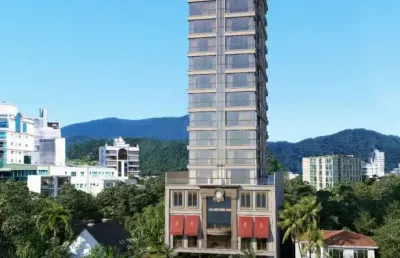 Em construção | pé na areia | excelente apartamento de luxo | 4 suítes no centro de itapema/sc - imobiliária áfrica