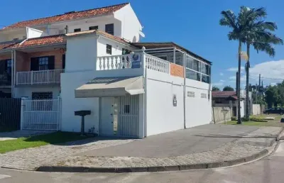 Guaratuba - pr praia central. ótimo sobrado triplex com anexo comercial à venda