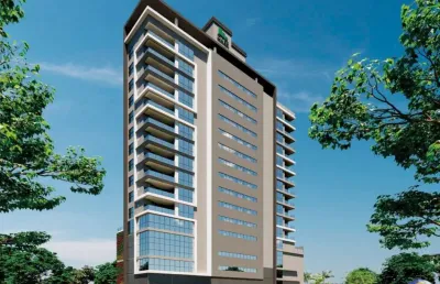 Em construção | ótimo apartamento 90m do mar | 3 suítes, 2 vagas de garagem no centro em itapema/sc - imobiliária áfrica