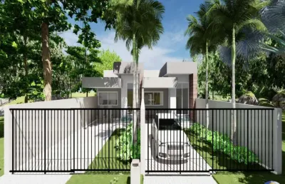 Lançamento! casa com piscina, 3 quartos, sendo 1 suíte, 3 vagas de garagem descobertas, praia eliana, guaratuba/pr - imobiliária áfrica