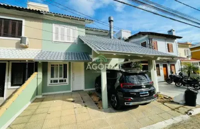 Casa em condomínio fechado com 2 quartos para alugar no harmonia, canoas  por r$ 3.600