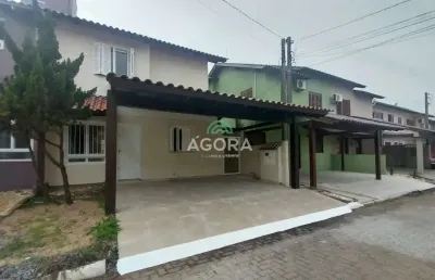 Casa em condomínio fechado com 2 quartos para alugar no harmonia, canoas  por r$ 4.200