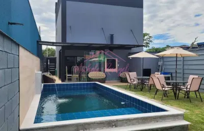 Casa mobiliada em condomínio fechado - 3 suítes - piscina privativa