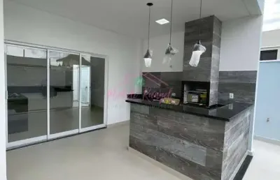 Sobrado novo no villa branca - 03 suítes - área gourmet - 250m²