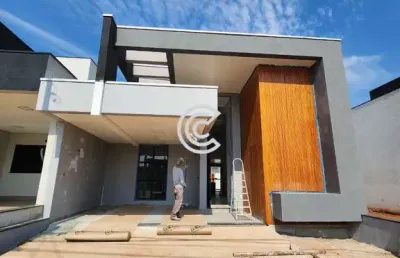 Casa em condomínio fechado com 3 quartos à venda na avenida luís greco, 01, vila monte alegre iv, paulínia, 147 m2 por r$ 1.200.000